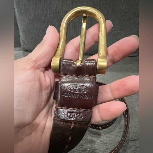 Johnny Farah Hava Leather Belt